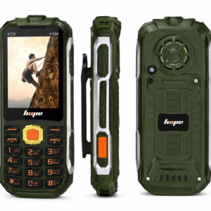 Hope K19 Rugged Feature Phone Green 4 SIM 22000mAh